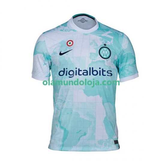 Camisola Inter de Milão Homem Equipamento Segundo 2022-2023 Manga Curta